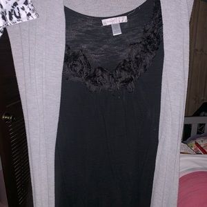 Tank top & cardigan